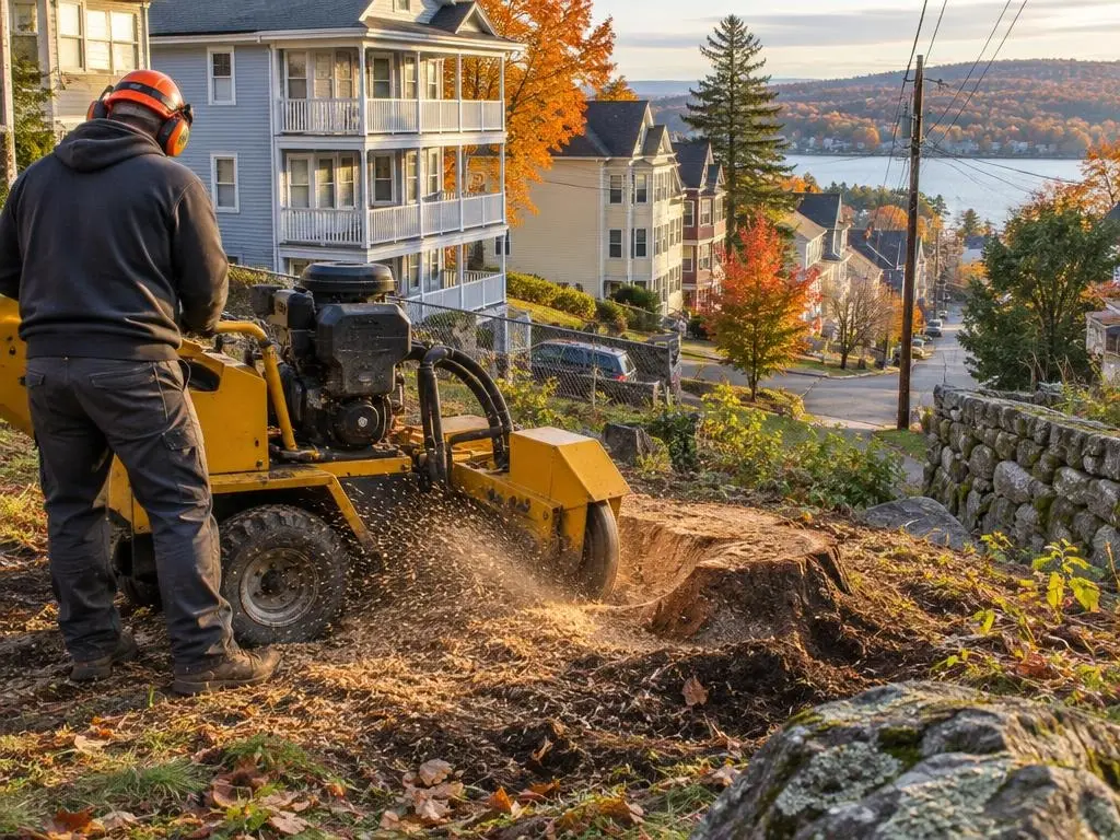 Stump Grinding in Worcester, MA